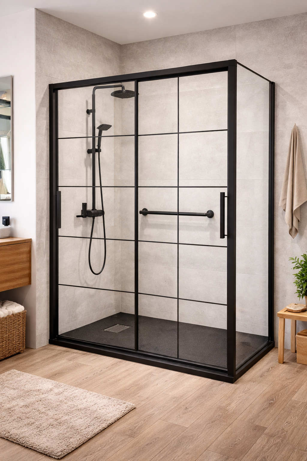 Instalamos plato de ducha y Mamparas